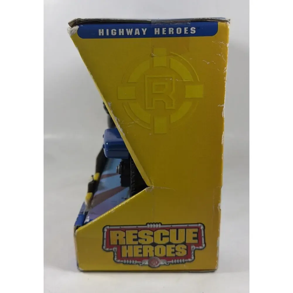 Vtg 2001 Fisher Price Rescue Heroes Jake Justice Motorcycle Highway Heroes New